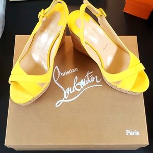 Christian Louboutin wedge sandals